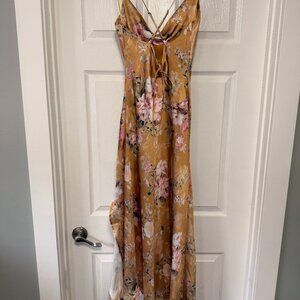 Gaia Floral Midi Dress